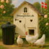Foderopbevaringsspand til høns - Image 2