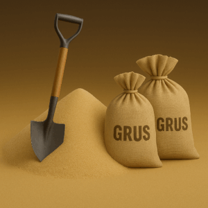 Grus til hønsegården